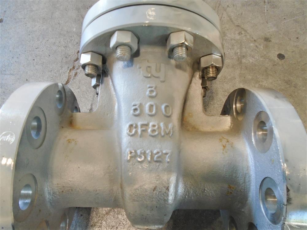 TY 3" 300# CF8M Gate Valve 201RF0912